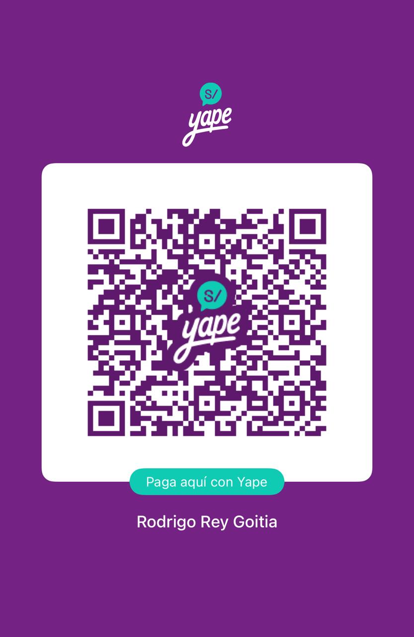 QR Yape - Rodrigo Rey Goitia